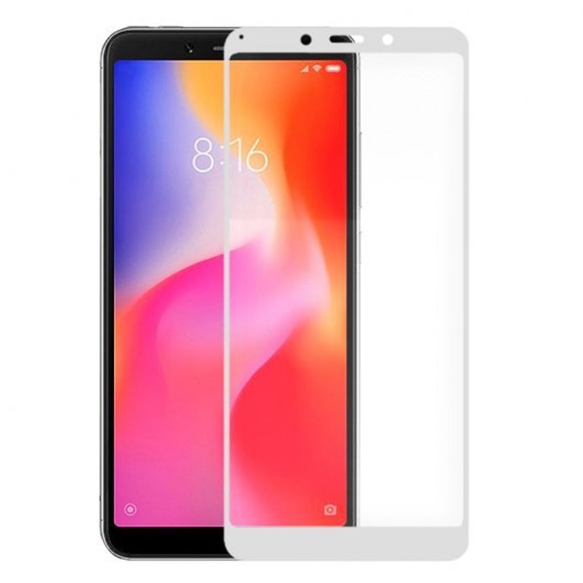 Protector pantalla cristal templado  Xiaomi Redmi 5 Plus Blanco