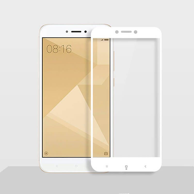 Protector pantalla cristal templado  Redmi 4X Blanco