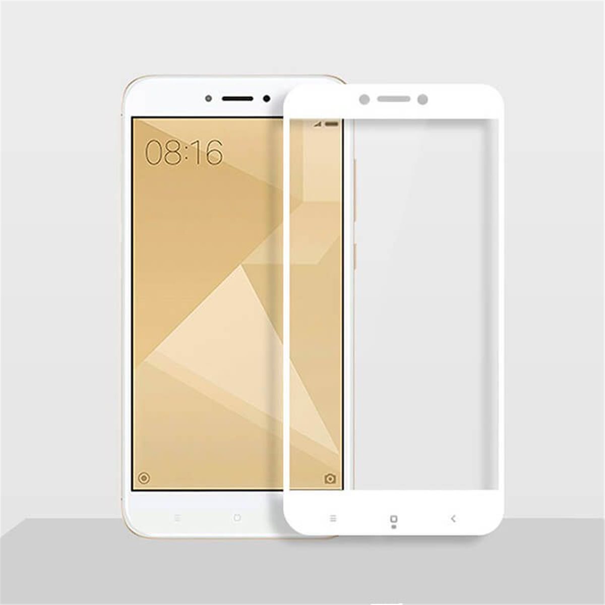 Protector pantalla cristal templado  Redmi 4X Blanco