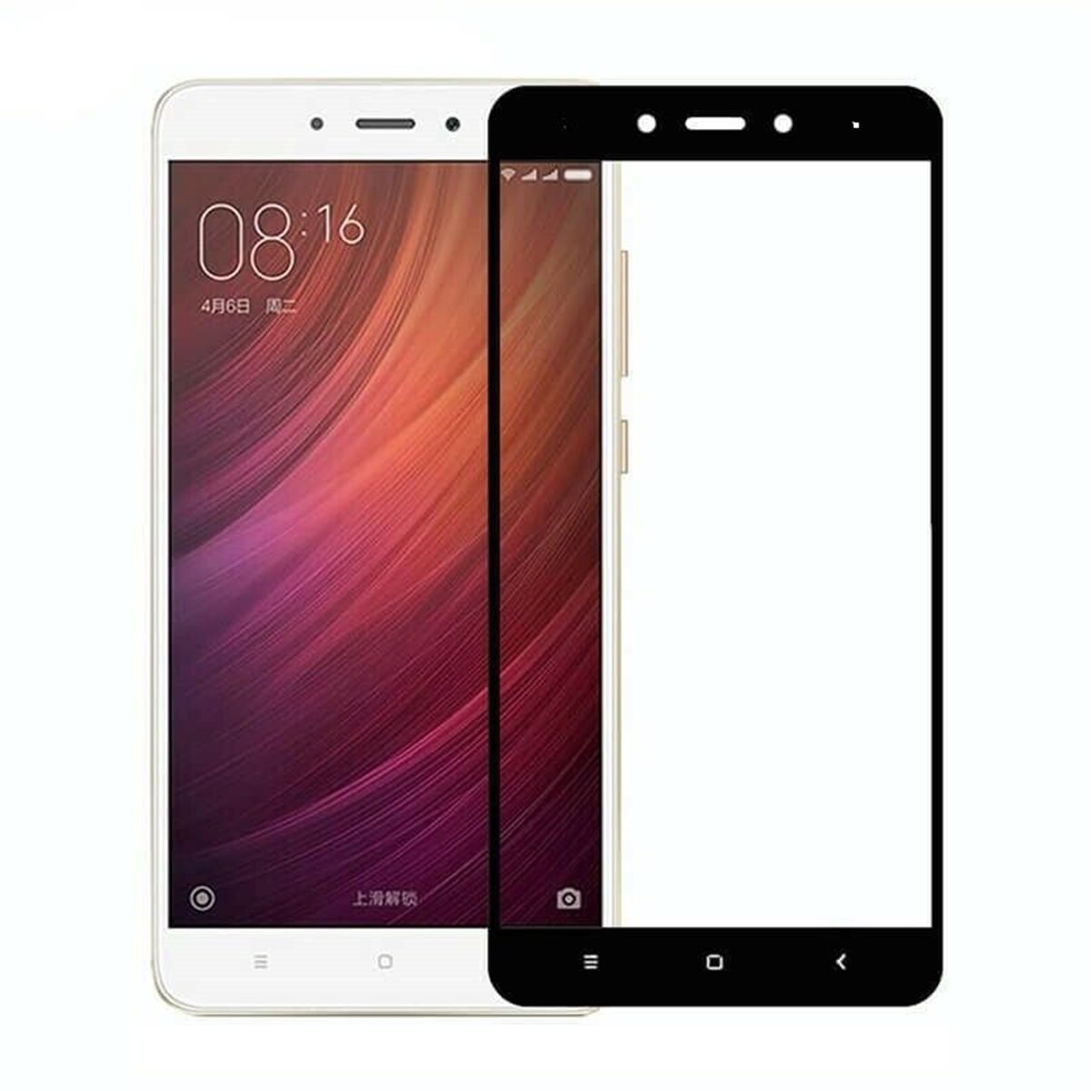 Protector pantalla cristal templado  Redmi 4X Negro