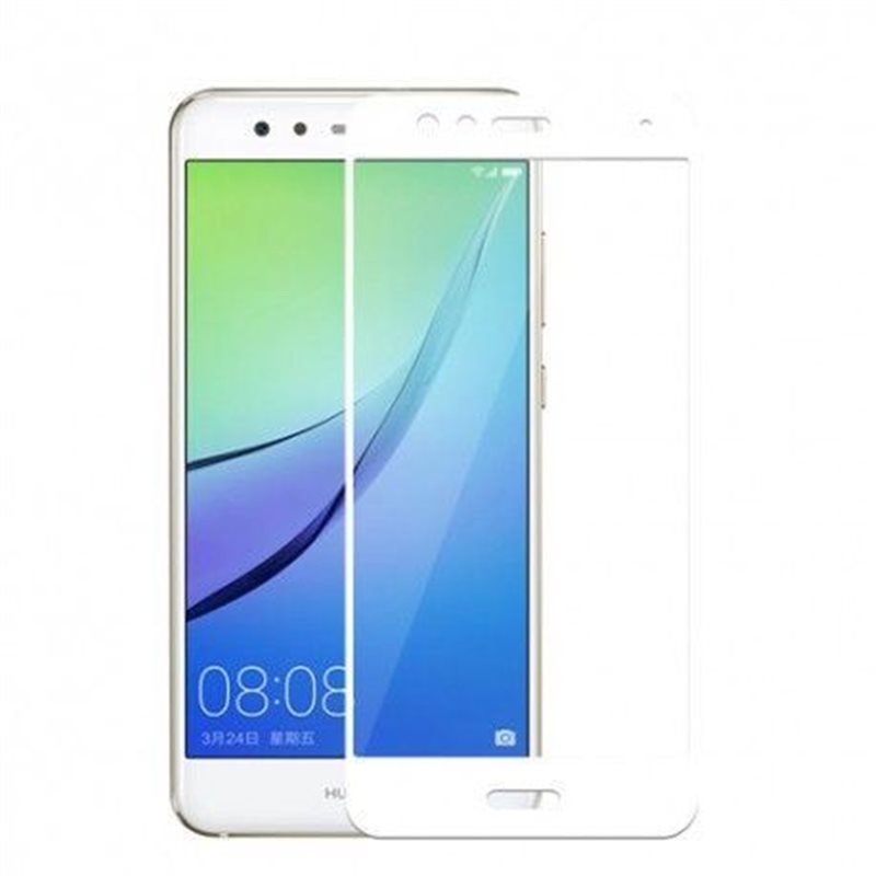Protector pantalla cristal templado  Huawei P10 Lite Blanco