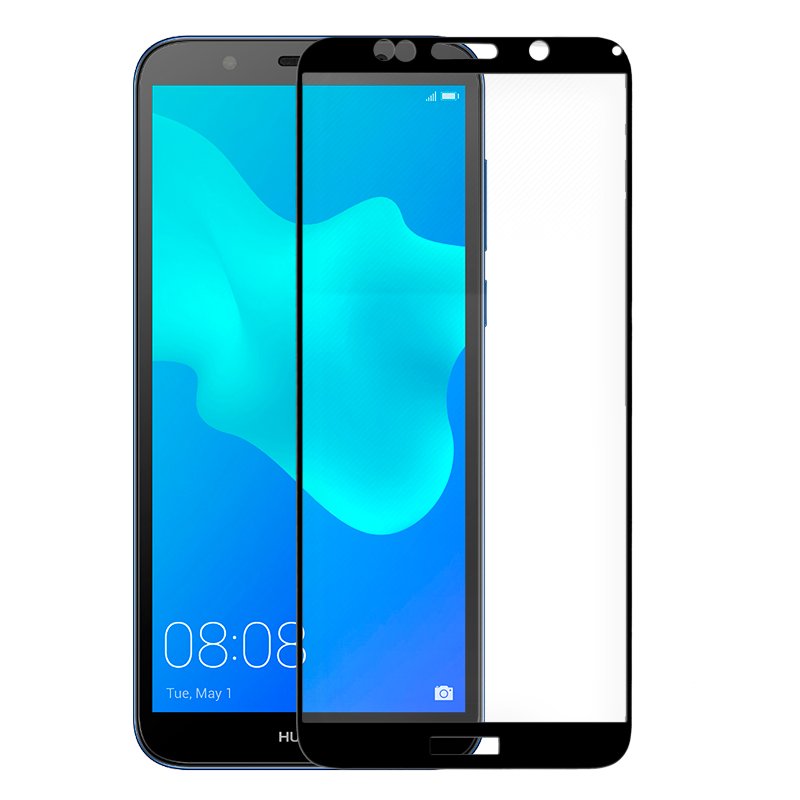 Protector pantalla cristal templado  Huawei P10 Lite Negro