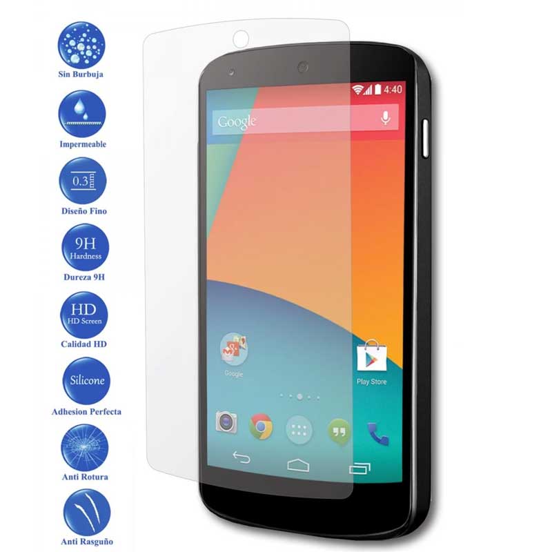 Protector pantalla cristal templado LG Nexus 5 D820