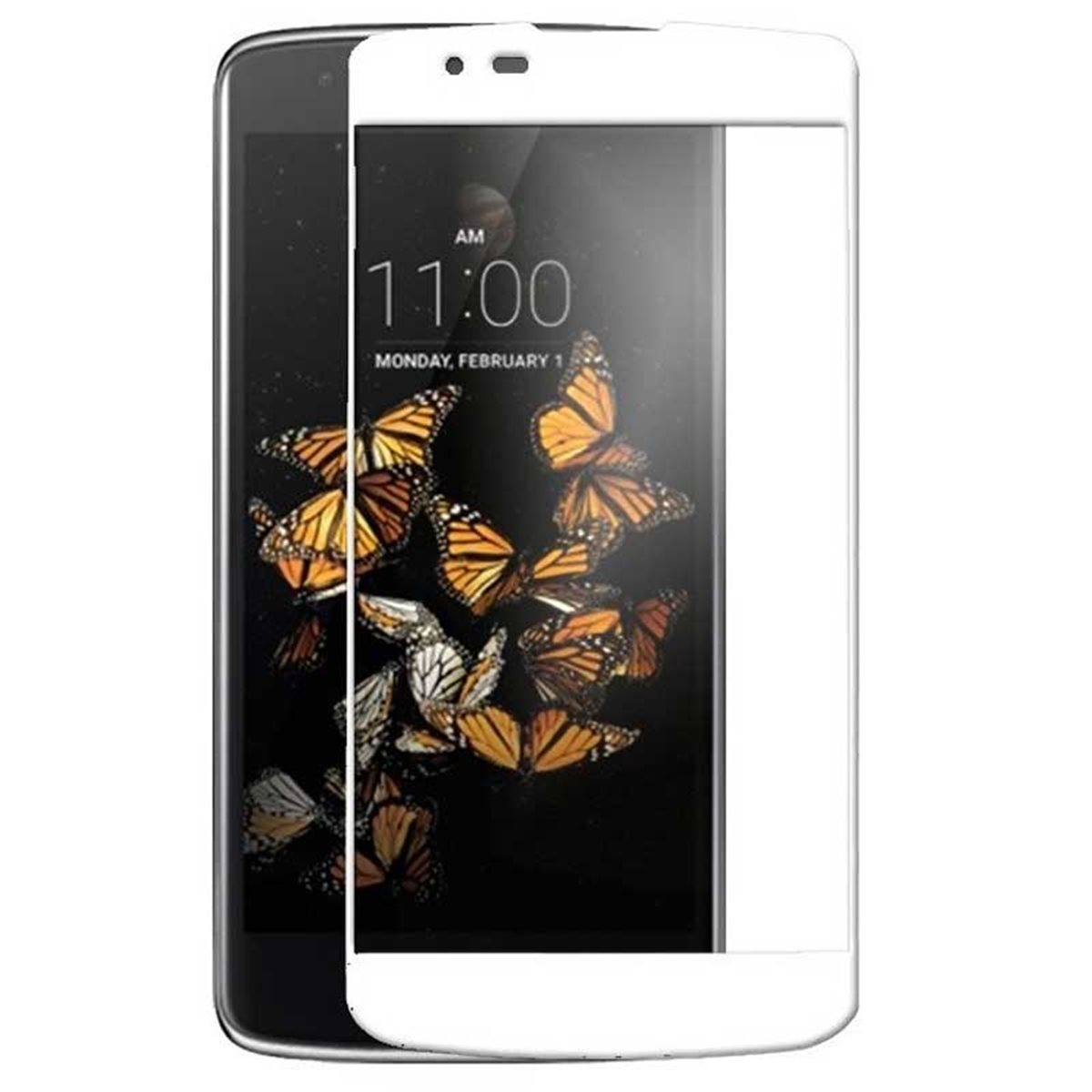 Protector pantalla cristal templado LG K8 K350H Blanco