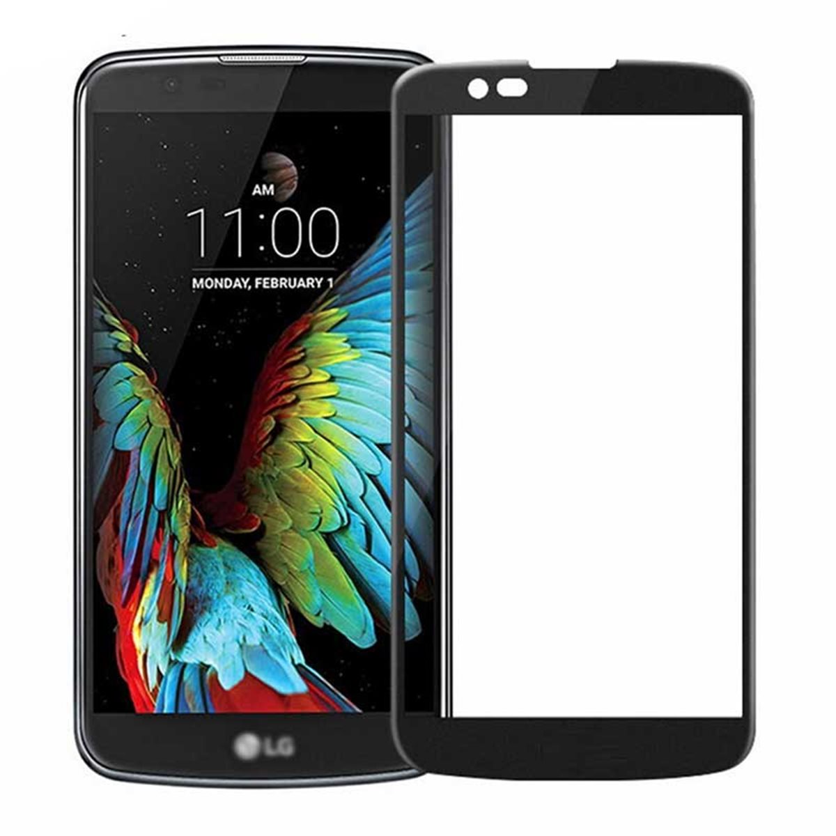 Protector pantalla cristal templado LG K8 K350H Negro
