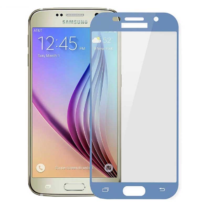 Protector pantalla cristal templado Samsung Galaxy A5 2017 Azul claro