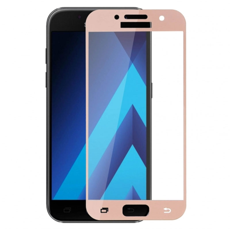 Protector pantalla cristal templado Samsung Galaxy A3 2017 A320F Rosa