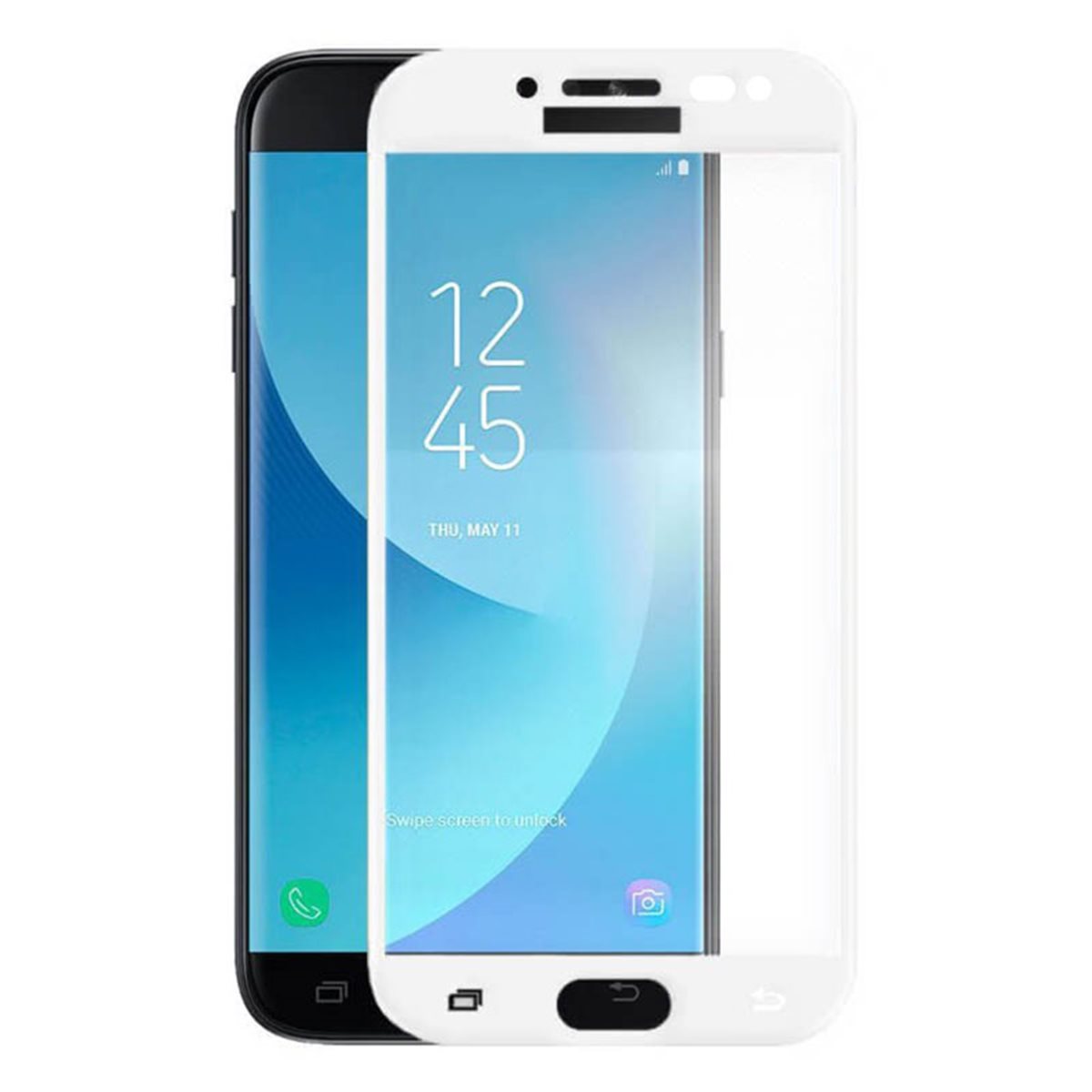 Protector pantalla cristal templado  Samsung Galaxy J5 2017 J530F / J5 Pro J530G Blanco
