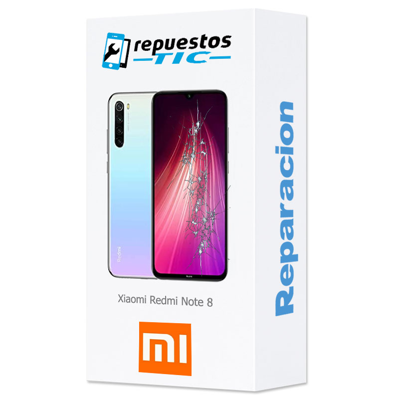 Reparacion/ cambio Pantalla completa original con marco Xiaomi Redmi Note 8 Negro