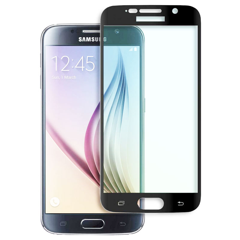 Protector pantalla cristal templado Samsung Galaxy S6 SM-G920  Negro