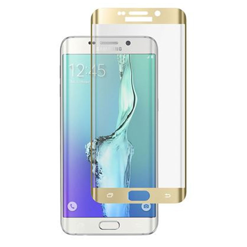 Protector pantalla cristal templado Samsung Galaxy S6 Edge Plus G928 Oro