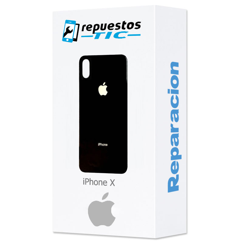 Reparacion tapa trasera iphone X cualquier color