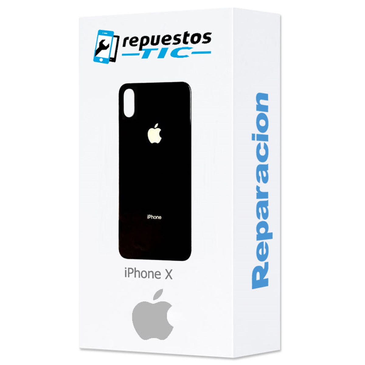 Reparacion tapa trasera iphone X cualquier color