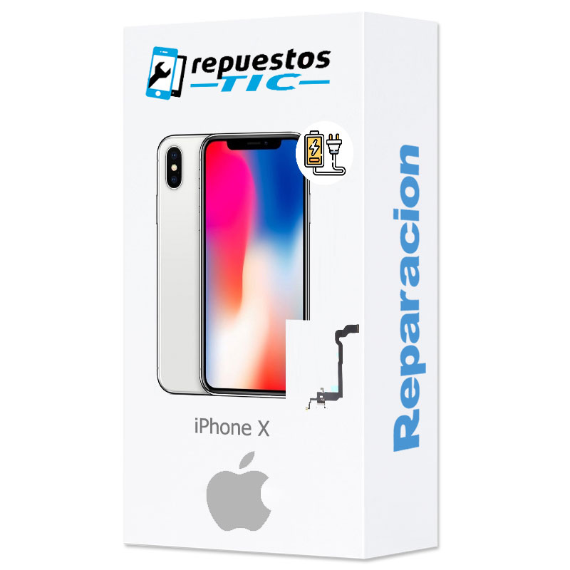 Reparacion conector de carga de iPhone X
