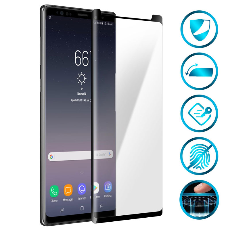 Protector pantalla cristal templado Samsung Galaxy Note 9 N960 Negro