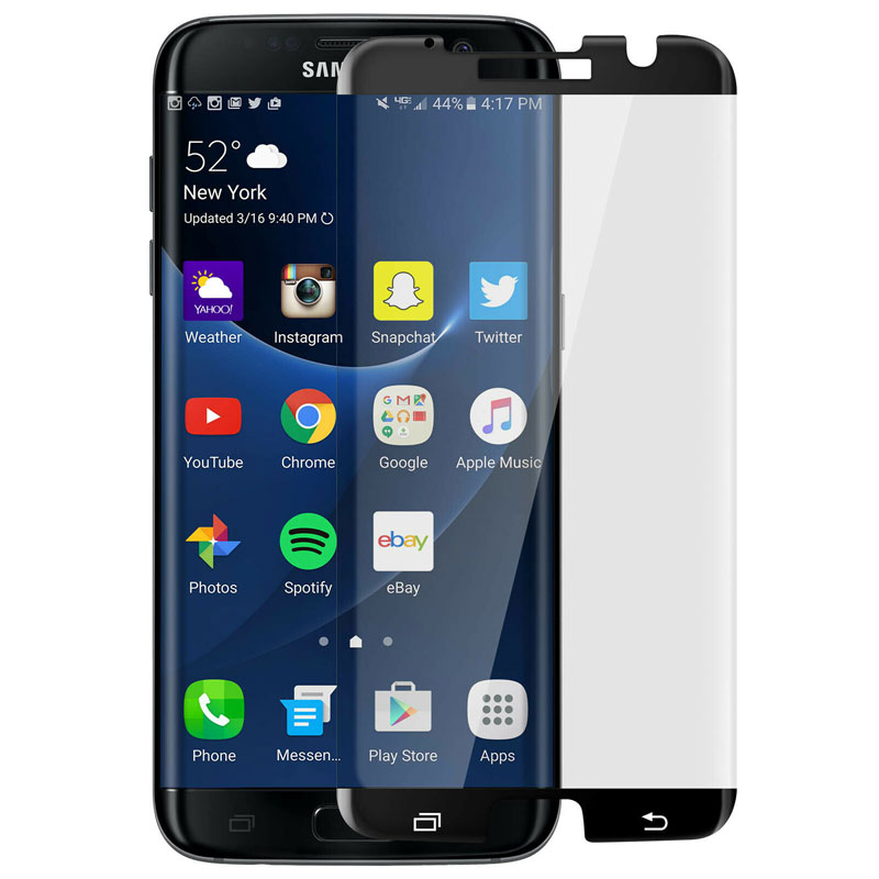 Protector pantalla cristal templado Samsung Galaxy S7 Edge G395F Negro