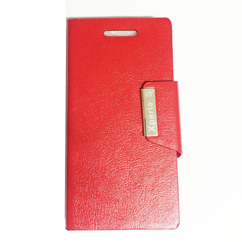 Funda protectora tipo libro Sony Xperia S Rojo