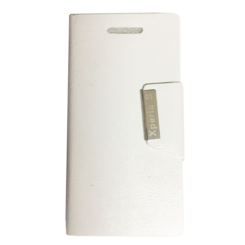 Funda protectora tipo libro Sony Xperia S Blanco