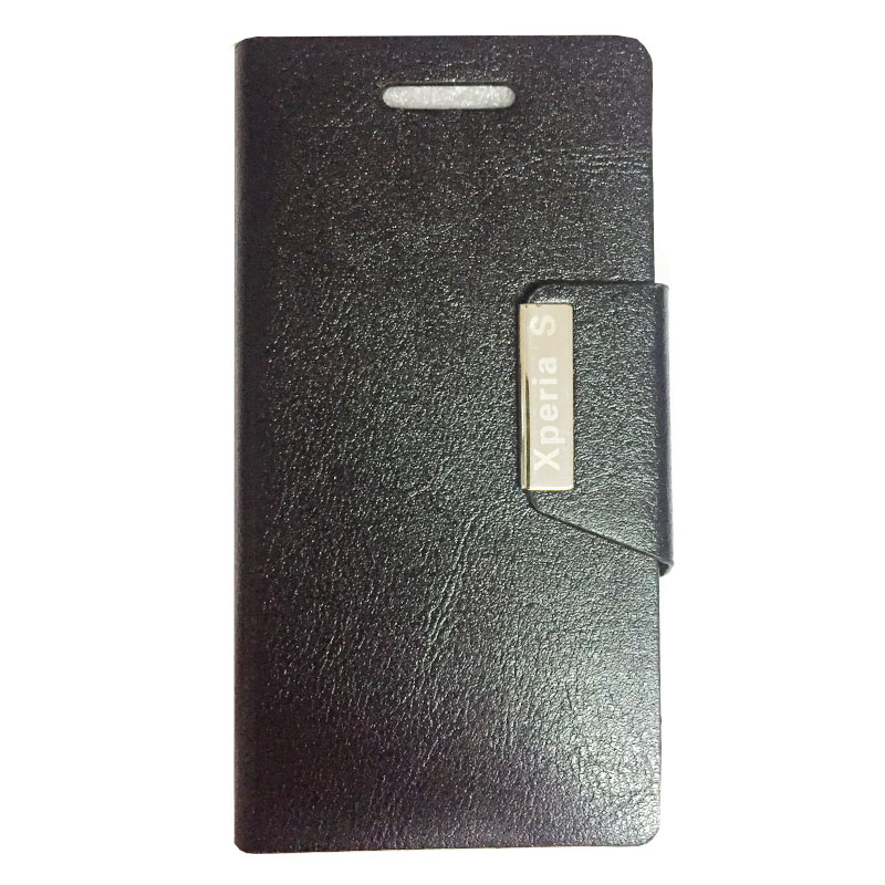 Funda protectora tipo libro Sony Xperia S Negro