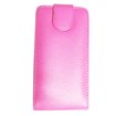 Funda protectora apertura vertical Sony Xperia S Rosa