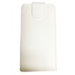 Funda protectora apertura vertical Sony Xperia S Blanco
