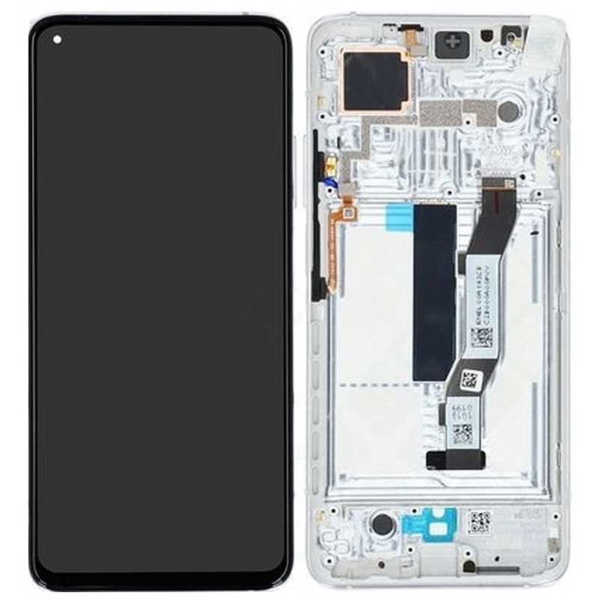 Pantalla completa original con marco Xiaomi Mi 10T/ Mi 10T Pro Plata