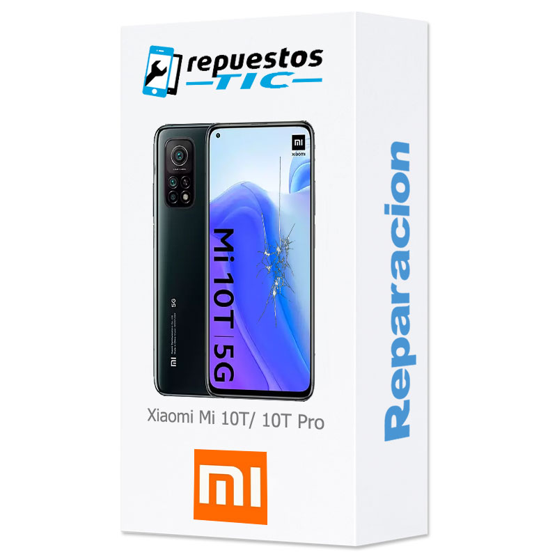 Reparacion/ cambio Pantalla completa original con marco Xiaomi Mi 10T/ Mi 10T Pro Negro
