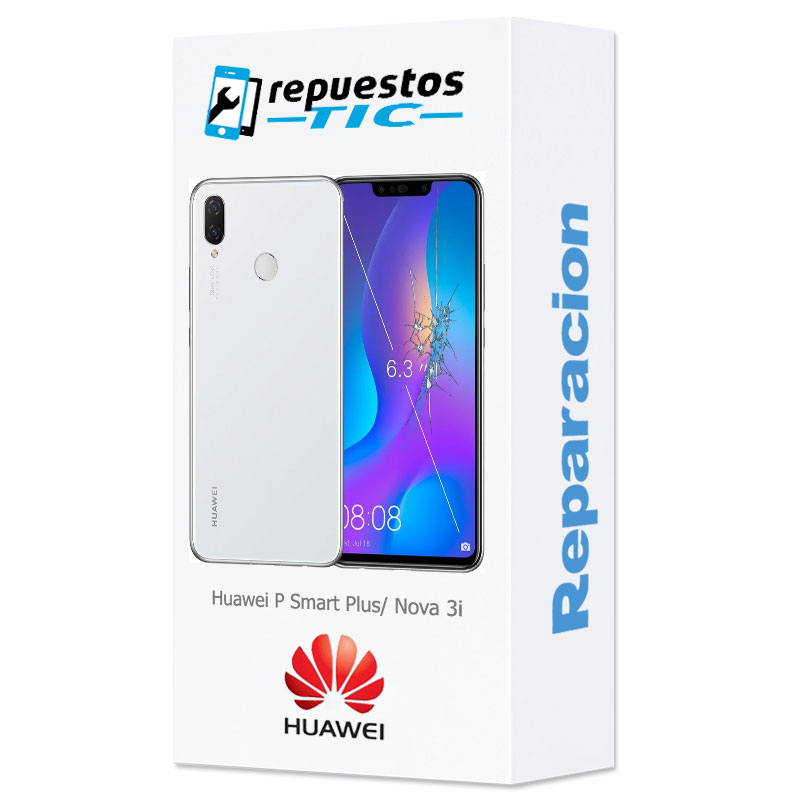 Reparacion/ cambio Pantalla original con marco y bateria Huawei P Smart Plus/ Nova 3i Blanco