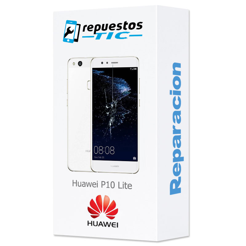Reparacion/ cambio Pantalla original con marco y bateria Huawei P10 Lite Blanco