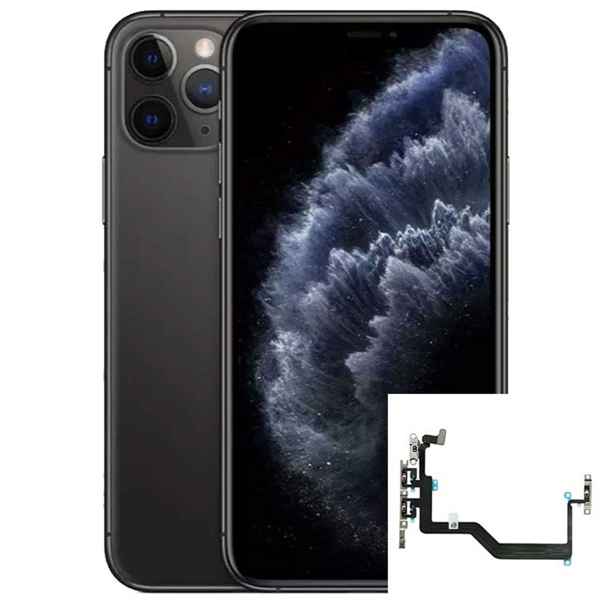 Reparacion/ cambio Flex encendido y volumen iPhone 12 Pro Max