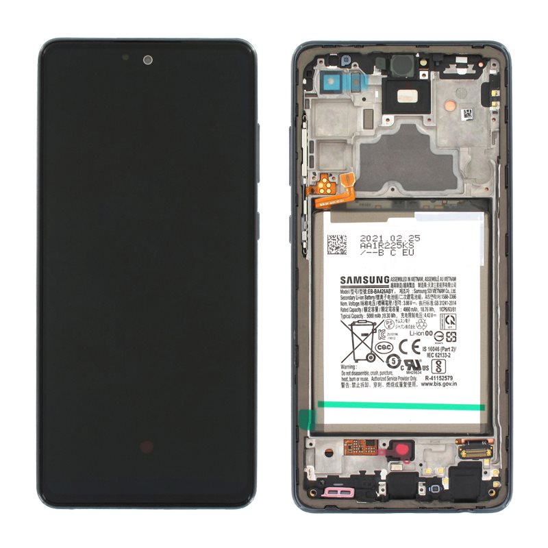 Pantalla original Samsung Galaxy A72 A725 / 5G A726B Negro