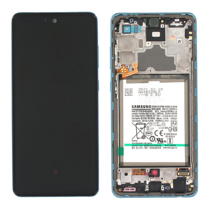 Pantalla original Samsung Galaxy A72 A725 / 5G A726B Azul