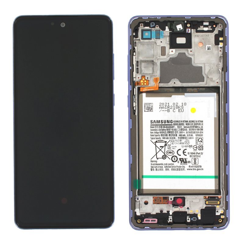 Pantalla original Samsung Galaxy A72 A725 / 5G A726B Violeta