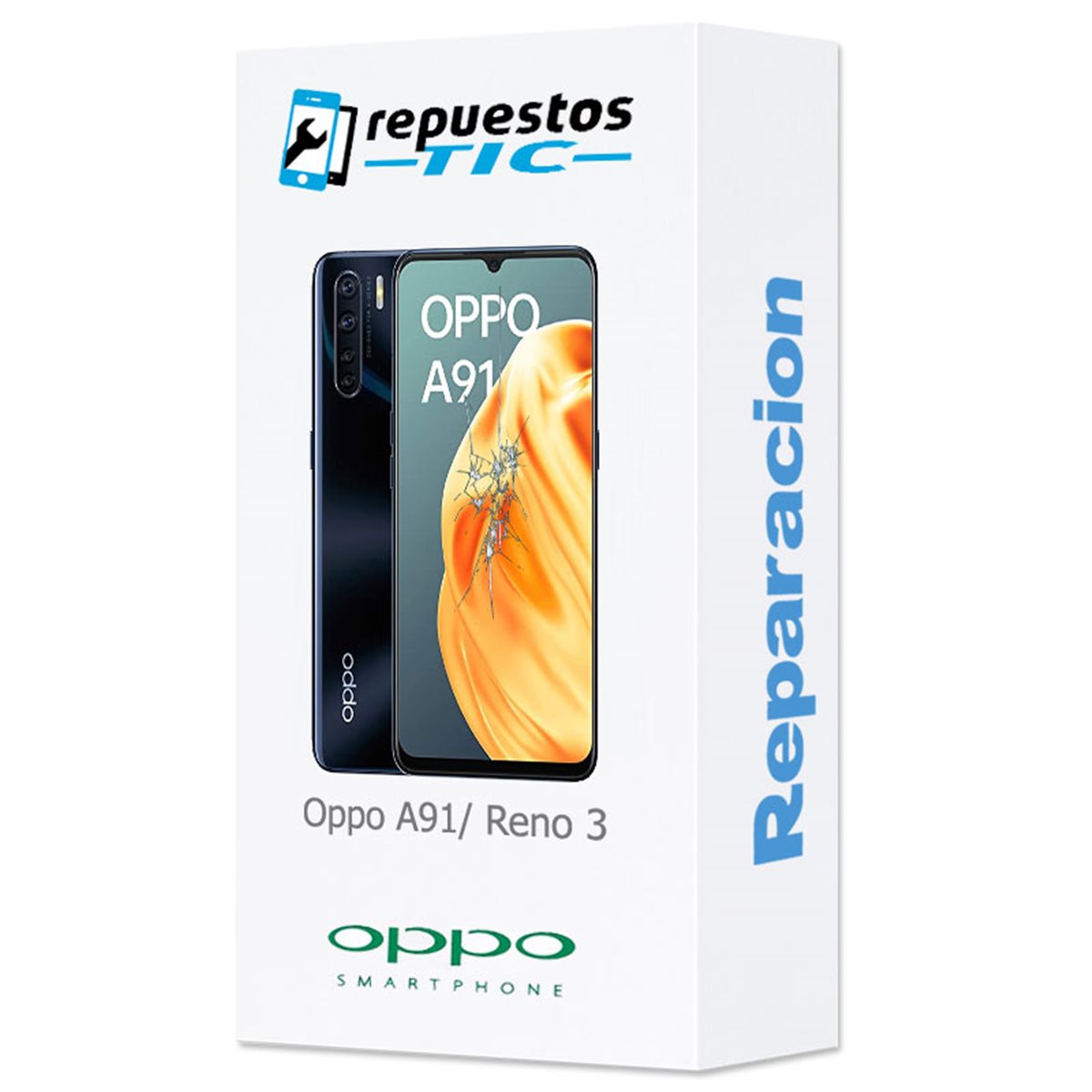 Reparacion/ cambio Pantalla completa Oppo A91/ Oppo Reno 3