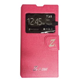 Funda protectora tipo libro Sony Xperia Z1 L39H Rosa logo Z