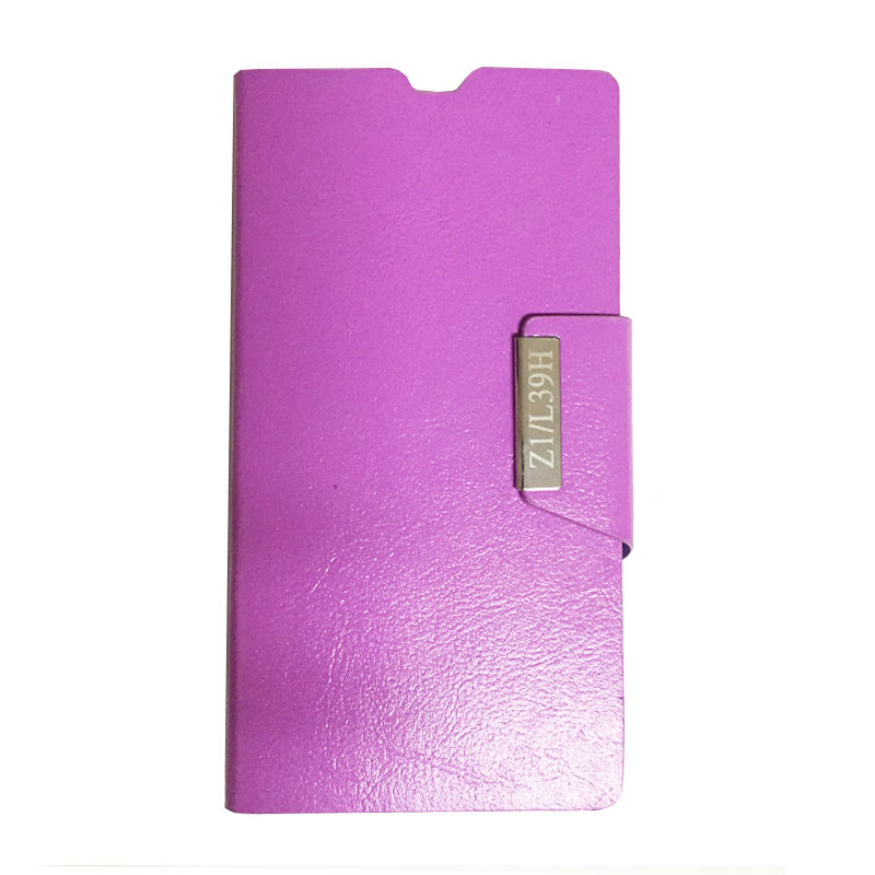 Funda protectora tipo libro Sony Xperia Z1 L39H Violeta