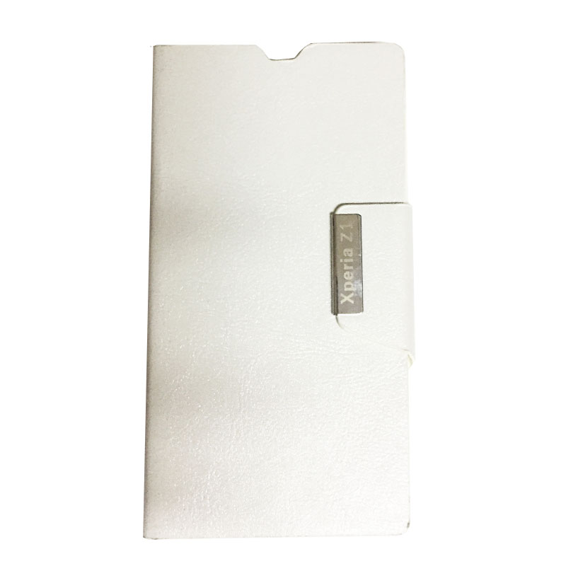 Funda protectora tipo libro Sony Xperia Z1 L39H Blanco