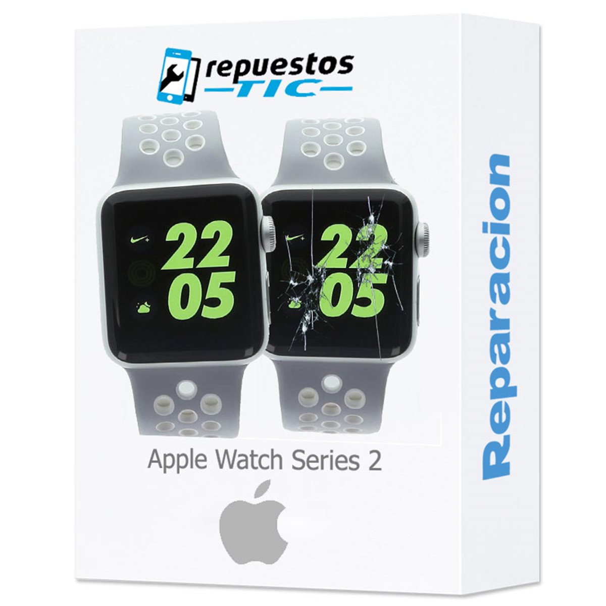 Reparacion/ cambio Pantalla original Apple Watch Serie 2 42mm desmontaje