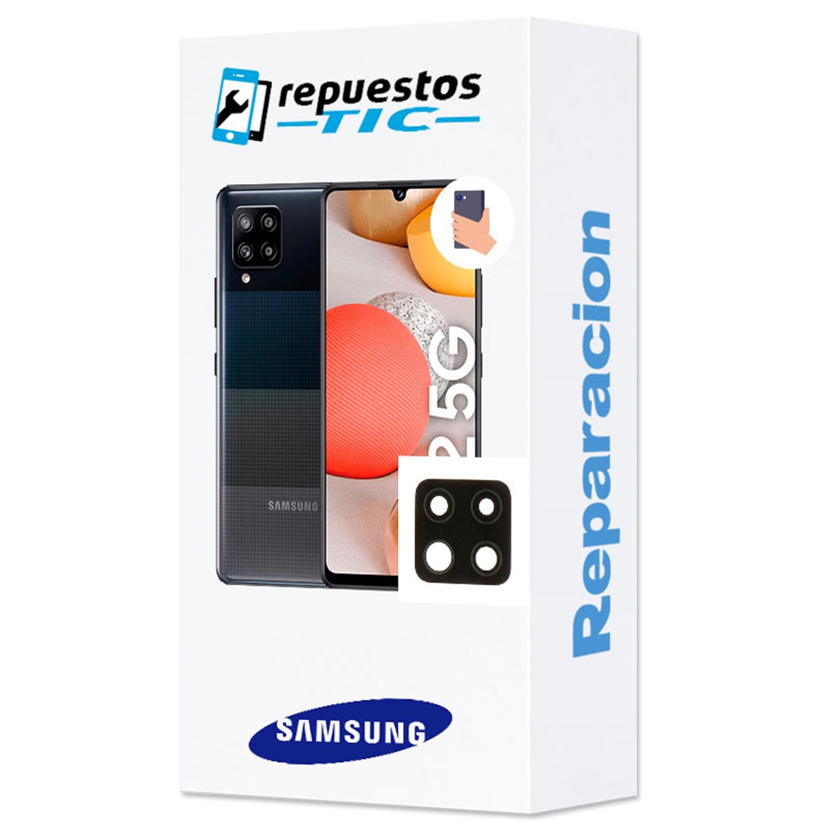 Reparacion/ cambio Lente Camara trasera Samsung Galaxy A42 5G A426