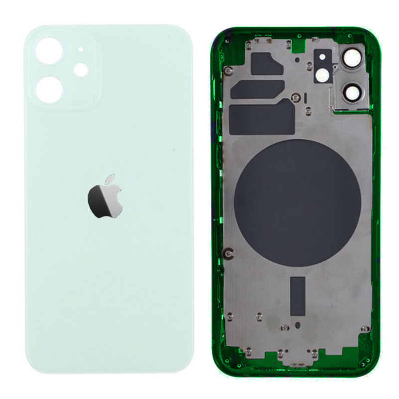 Chasis iPhone 12 Verde (Mint) carcasa + tapa bateria