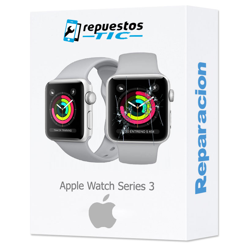 Reparacion/ cambio Pantalla original Apple Watch Serie 3 38mm (GPS + Celular) desmontaje