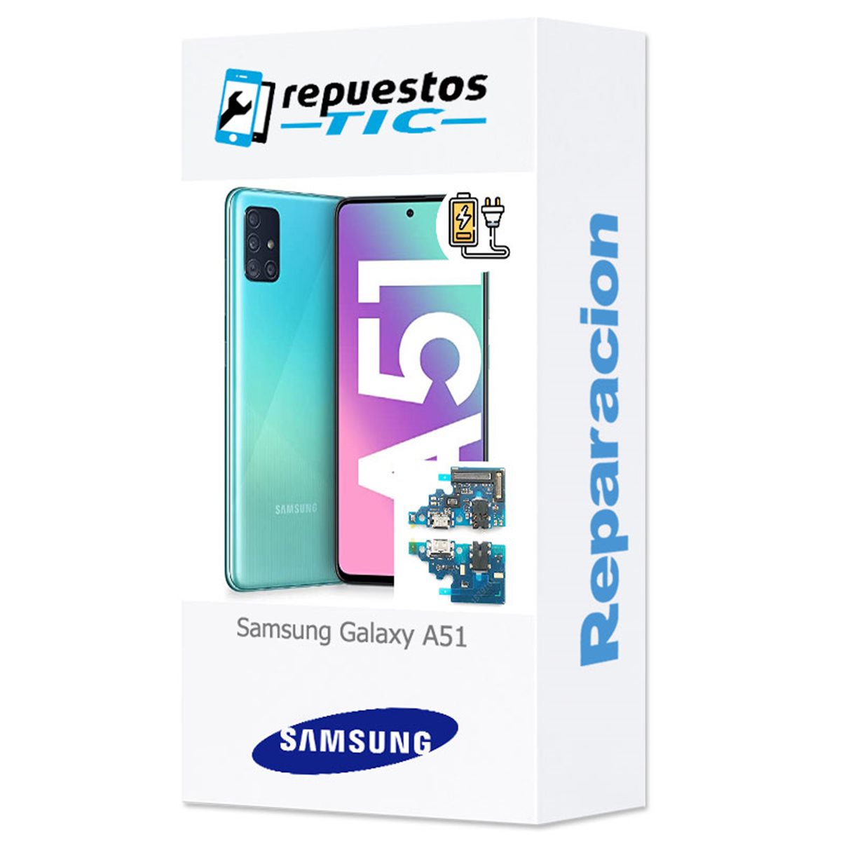 Reparacion/ cambio Modulo conector de carga y micro Samsung Galaxy A51, SM-A515