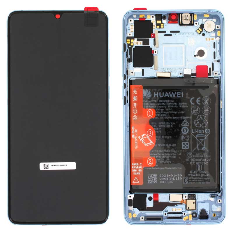 Pantalla original con marco y bateria Huawei P30 New Edition Breathing Cristal