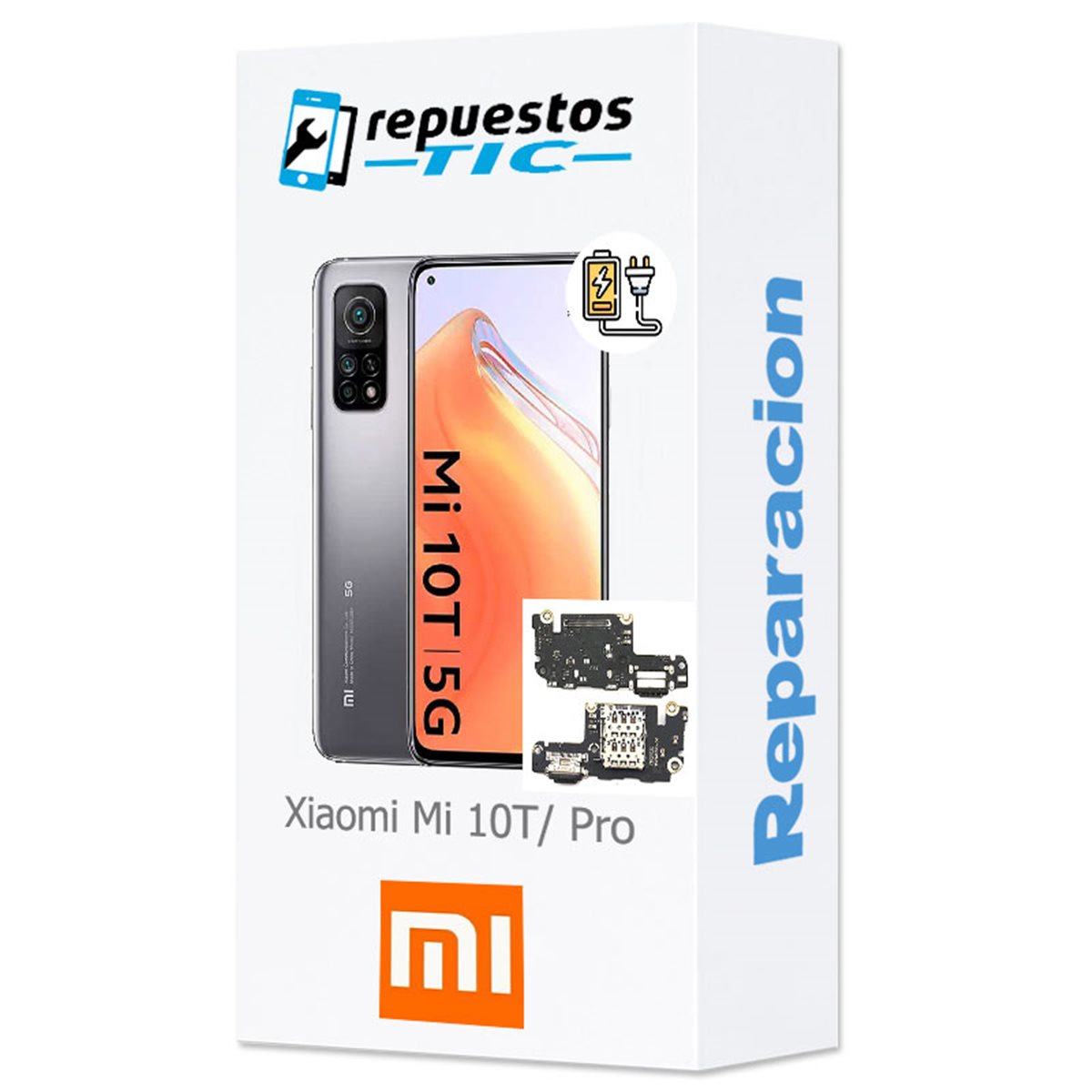 Reparacion/ cambio Modulo conector de carga y micro Xiaomi Mi 10T/ Mi 10T Pro