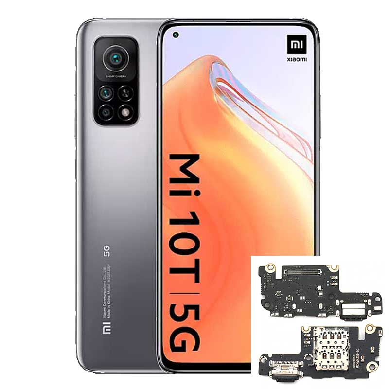 Reparacion/ cambio Modulo conector de carga y micro Xiaomi Mi 10T/ Mi 10T Pro