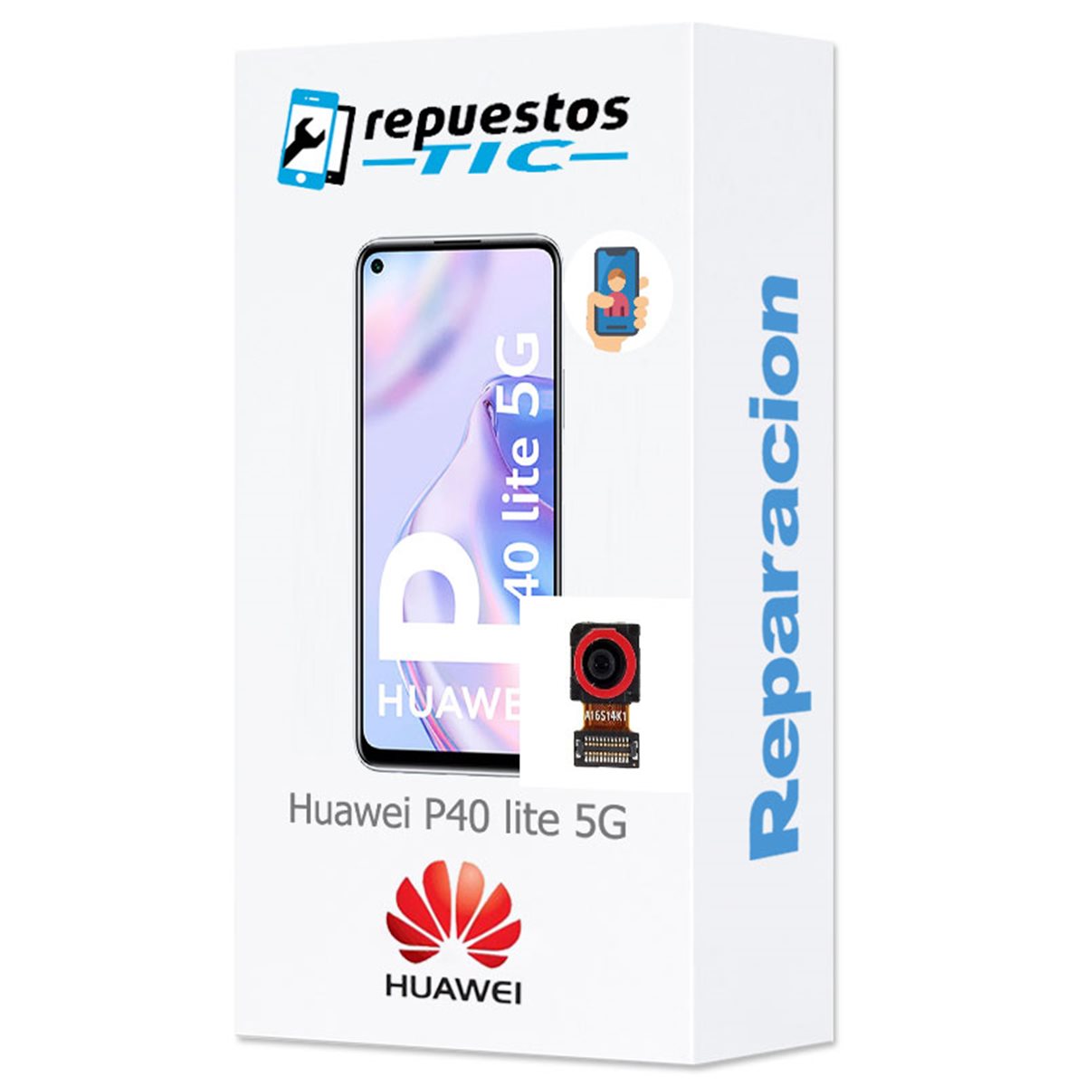 Reparacion/ cambio Camara delantera frontal Huawei P40 lite 5G