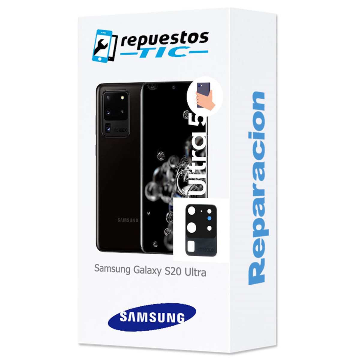 Reparacion/ cambio Lente Camara trasera Samsung Galaxy S20 Ultra 5G G988