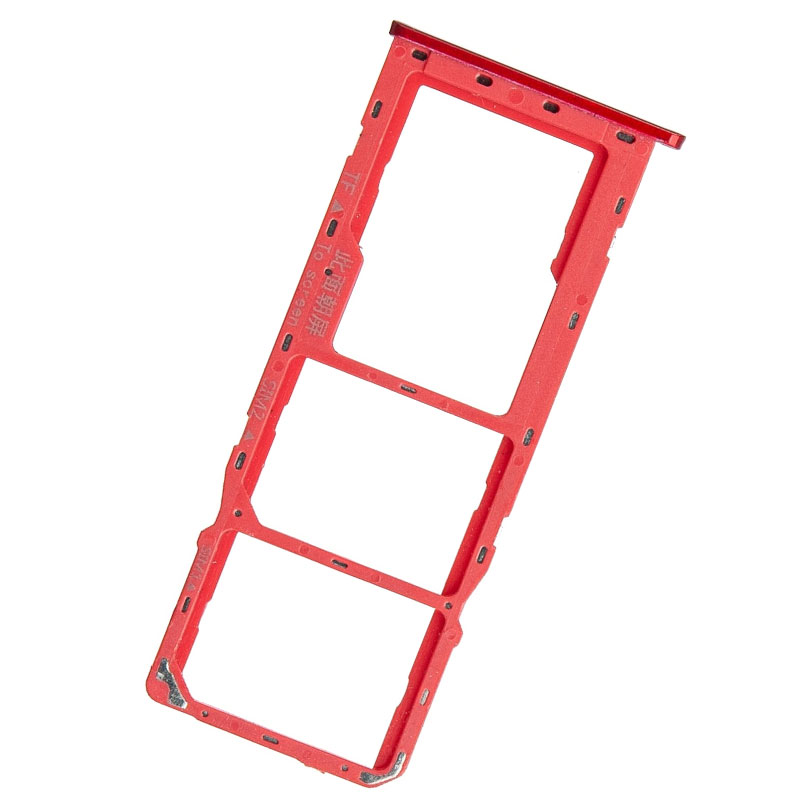 Bandeja Dual SIM Micro SD Samsung Galaxy A10S A107M Rojo