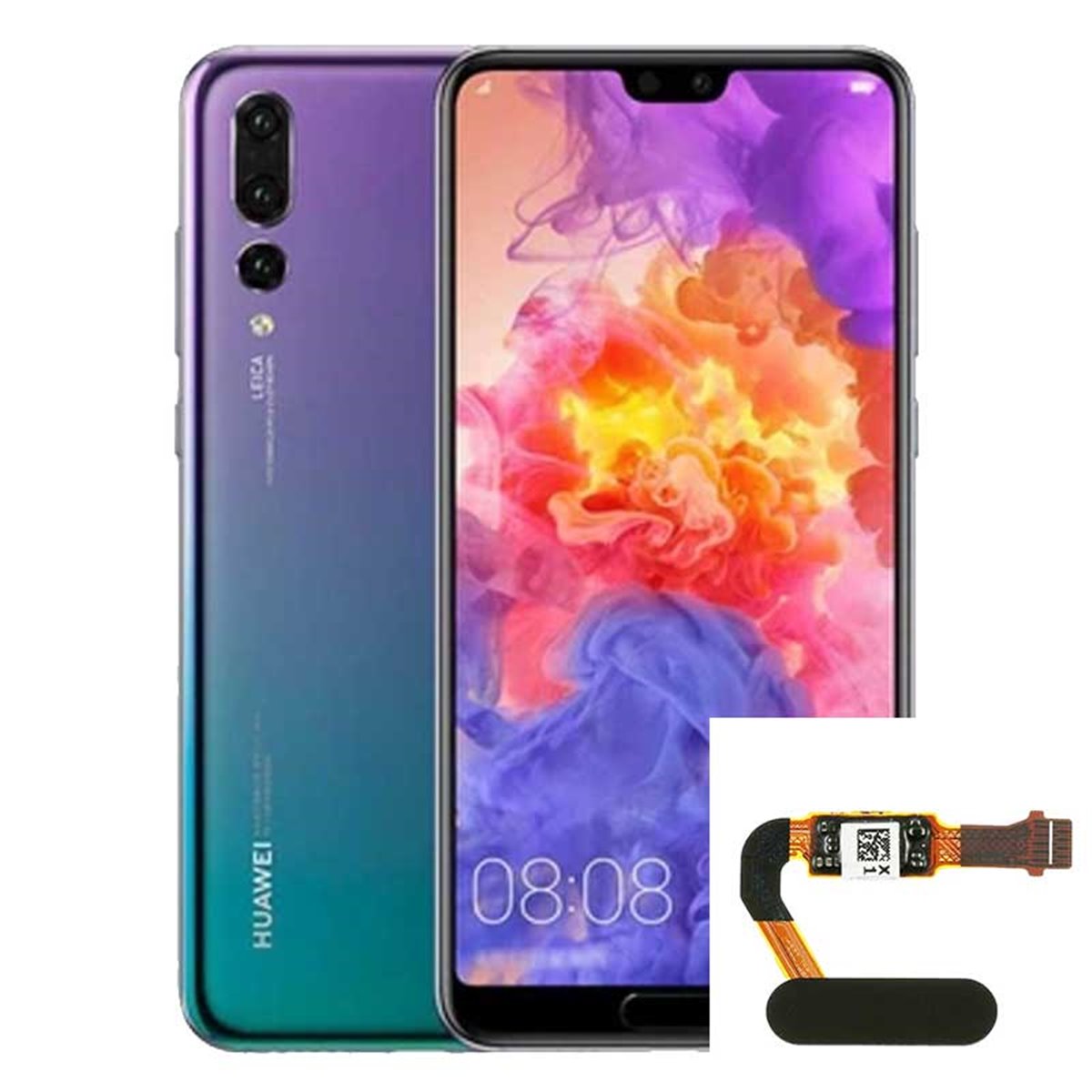 Reparacion/ cambio boton home Lector huellas digital Huawei P20 Pro