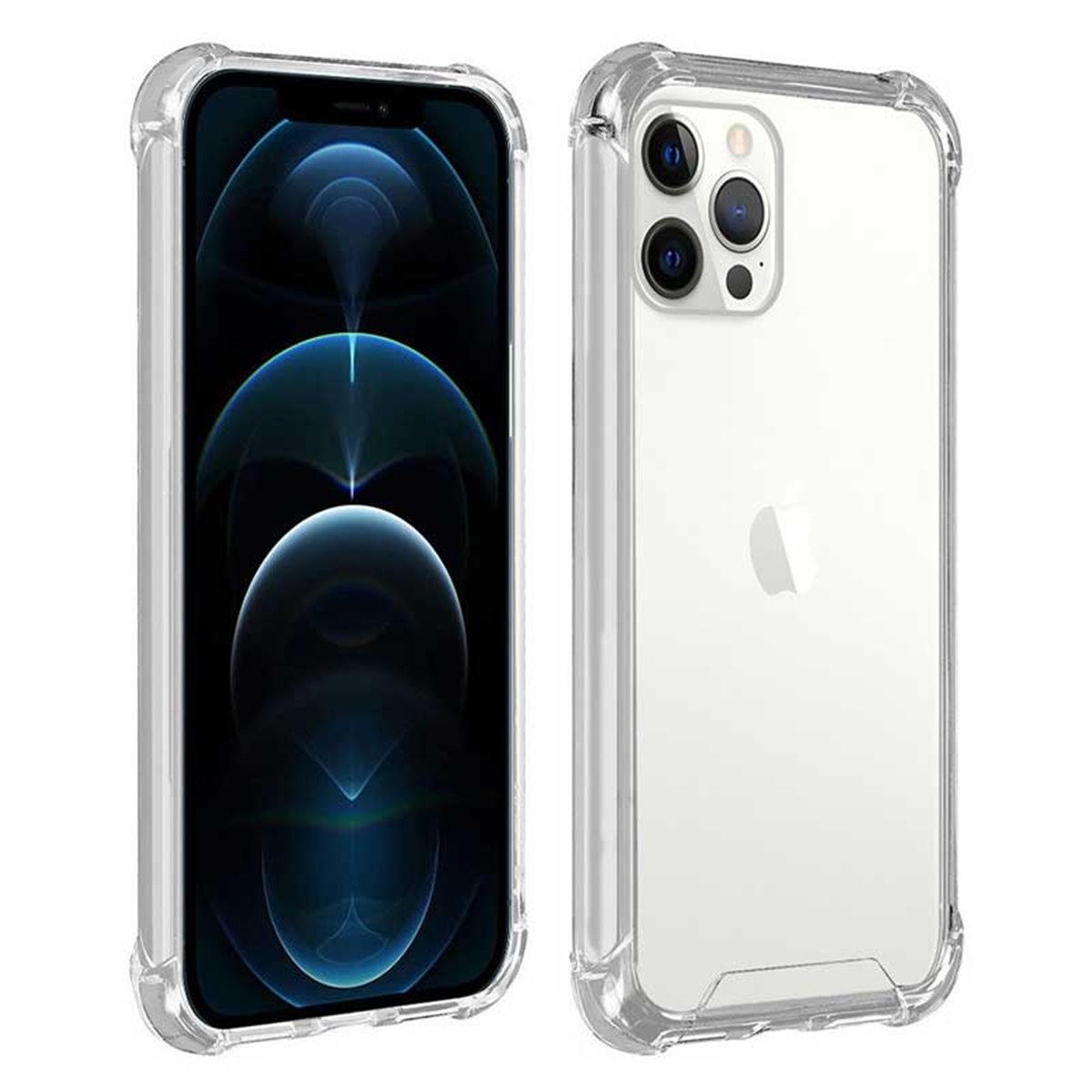 Funda protectora silicona iPhone 13 Pro Max (transparente)
